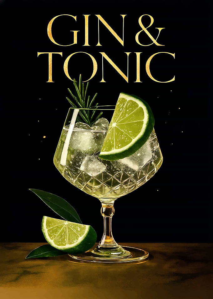 Gin & Tonic Cocktail