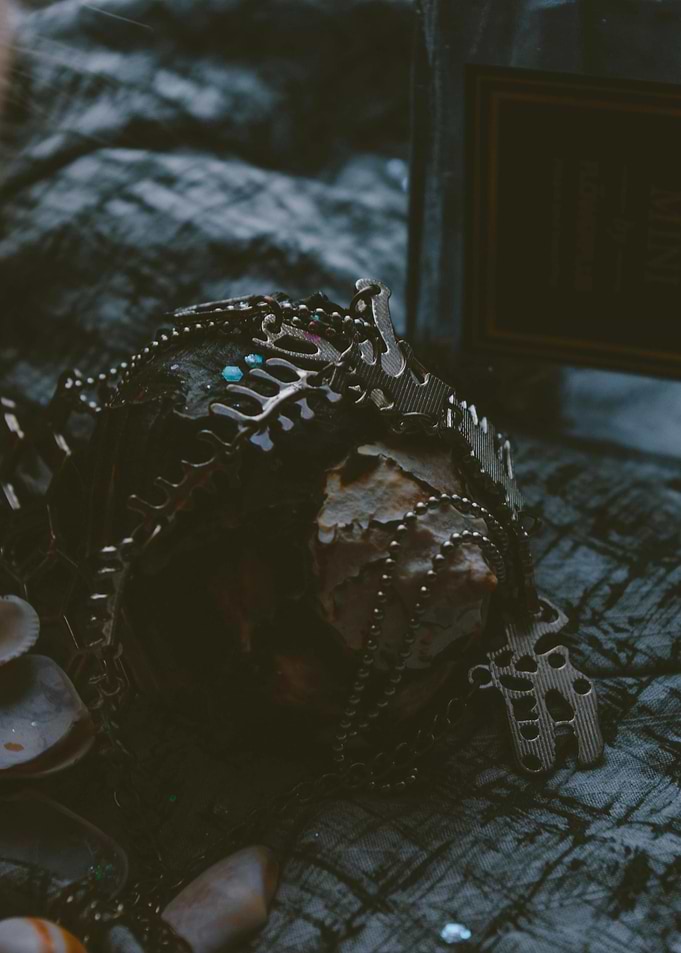 Dark Still Life with Jewelry