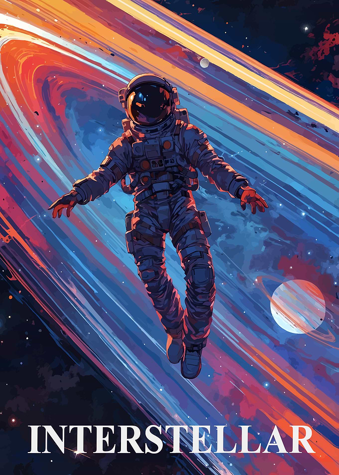 Interstellar Movie Poster Art
