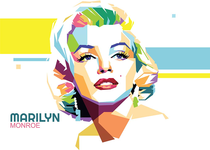 Marilyn Monroe Pop Art Portrait