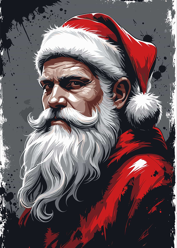 gothic santa