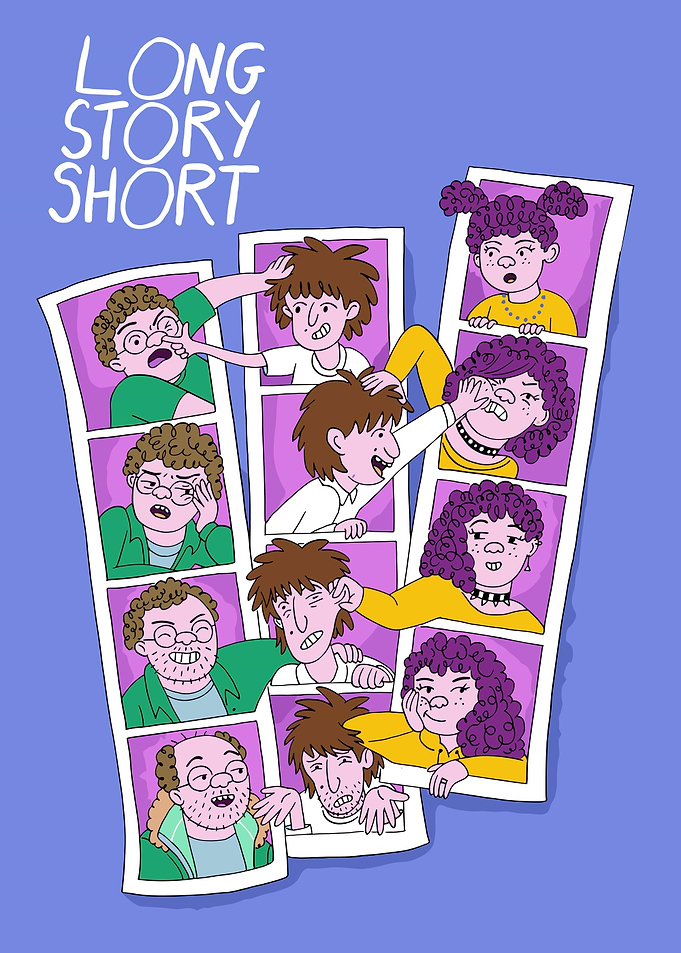 Long Story Short Cartoon Photo Strip