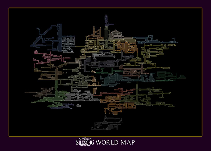 Hollow Knight: Silksong World Map