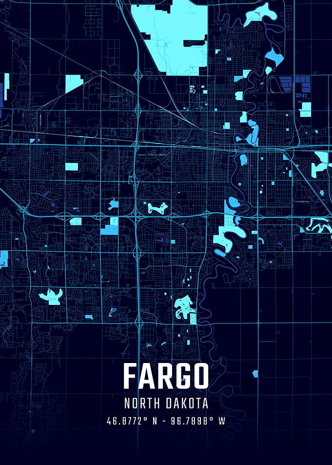 Fargo Midnight City Map