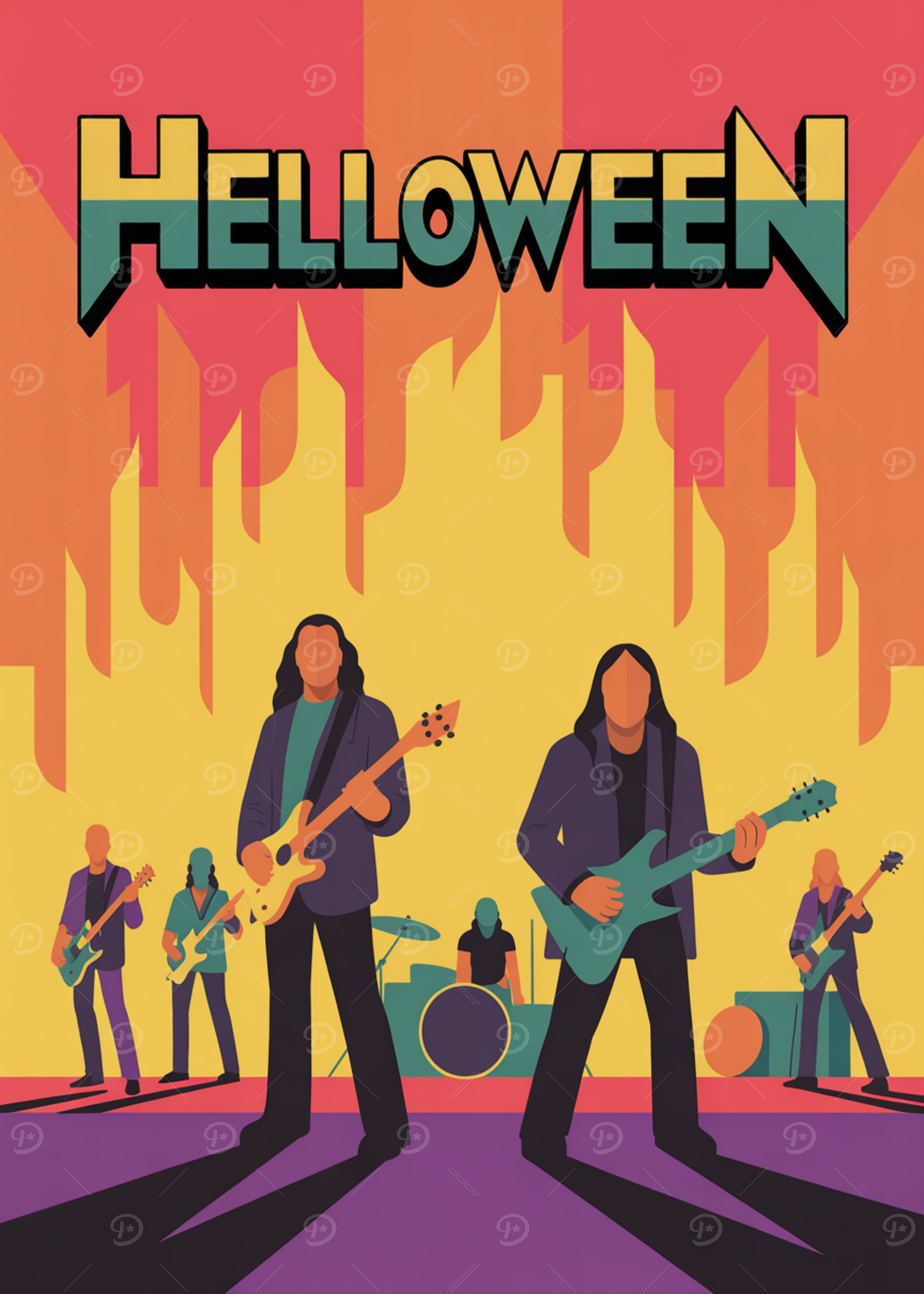 Helloween Posters Online - Shop Unique Metal Prints, Pictures