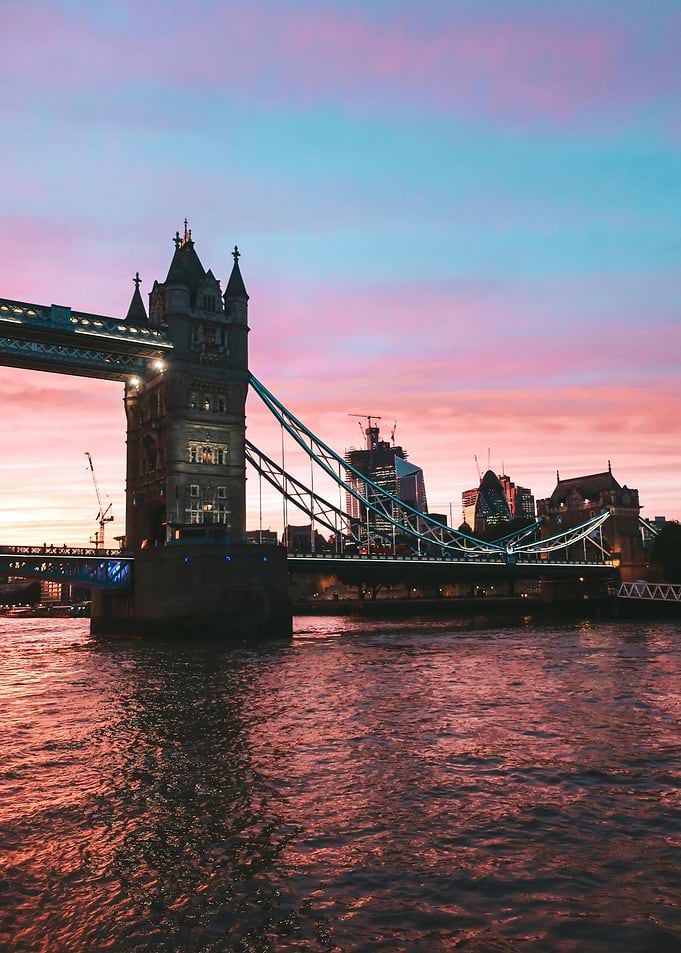 Tower Bridge at Sunset, London