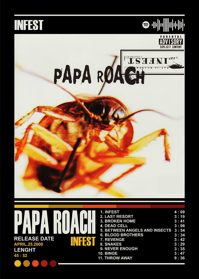 Papa Roach - Infest Album Cover