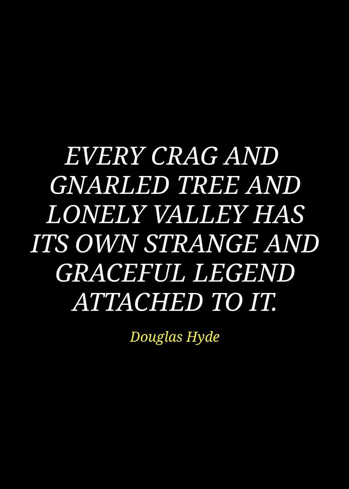 Douglas Hyde Quote on Nature