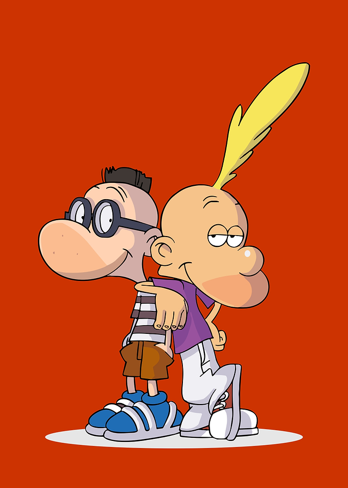 Titeuf and Manu Best Friends
