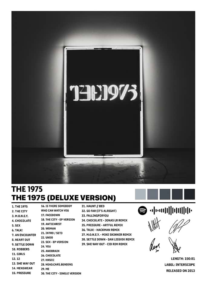 The 1975 Deluxe Album Cover