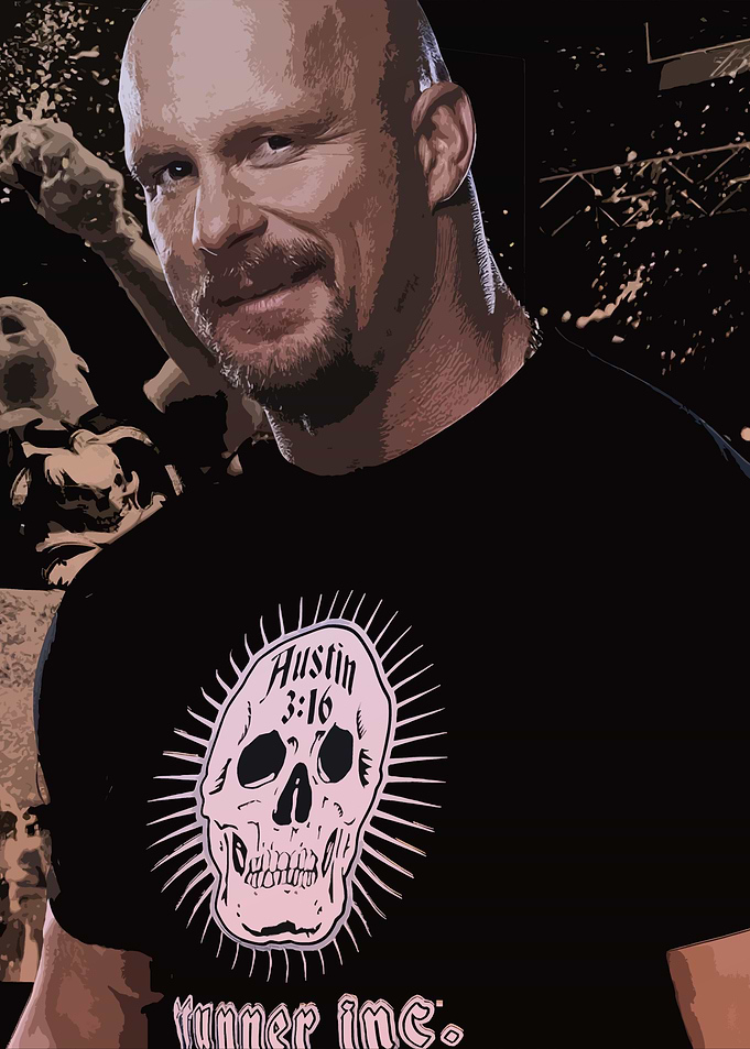 Stone Cold Steve Austin Portrait