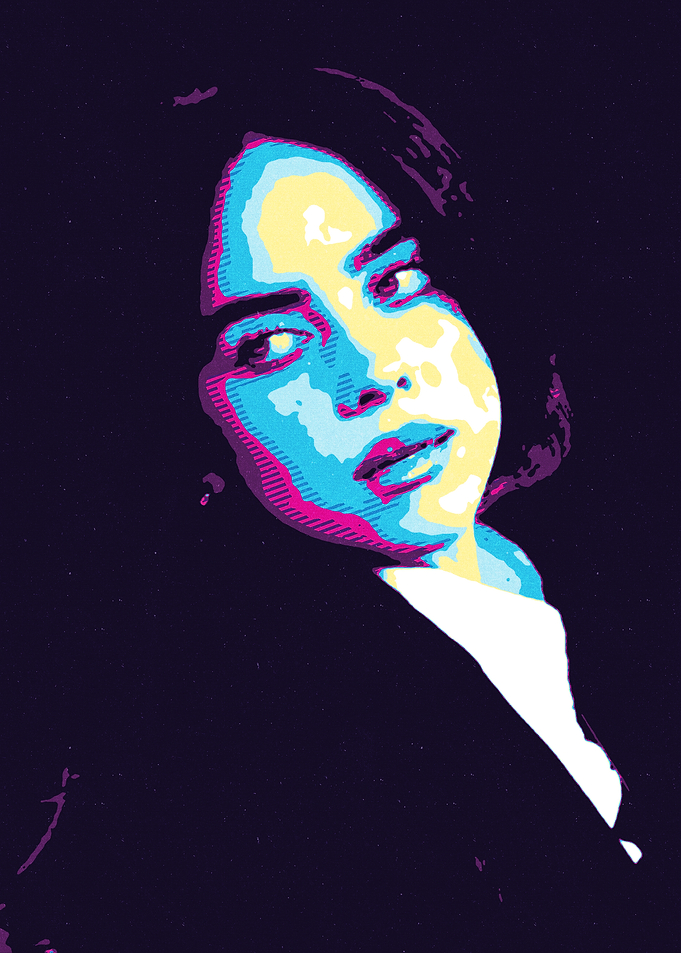 Billie Eilish Pop Art Portrait