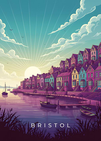 Bristol Cityscape at Sunrise