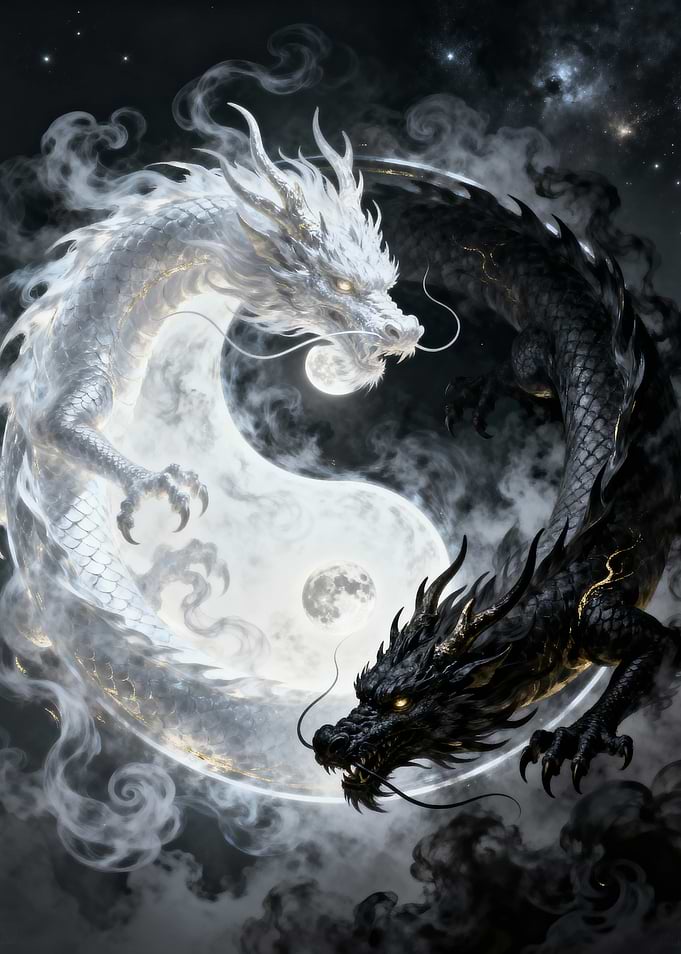 Yin Yang Dragons