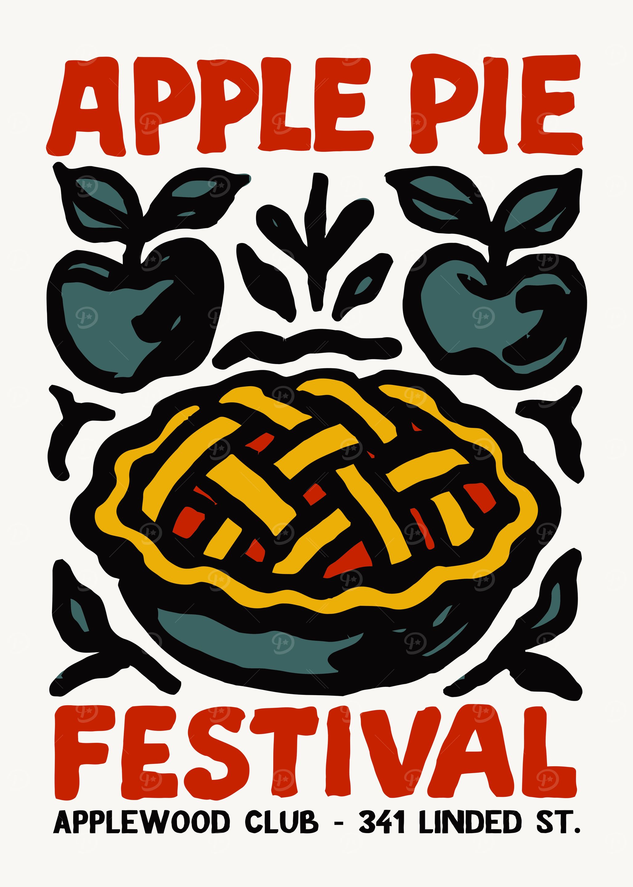 Apple Pie Festival Poster