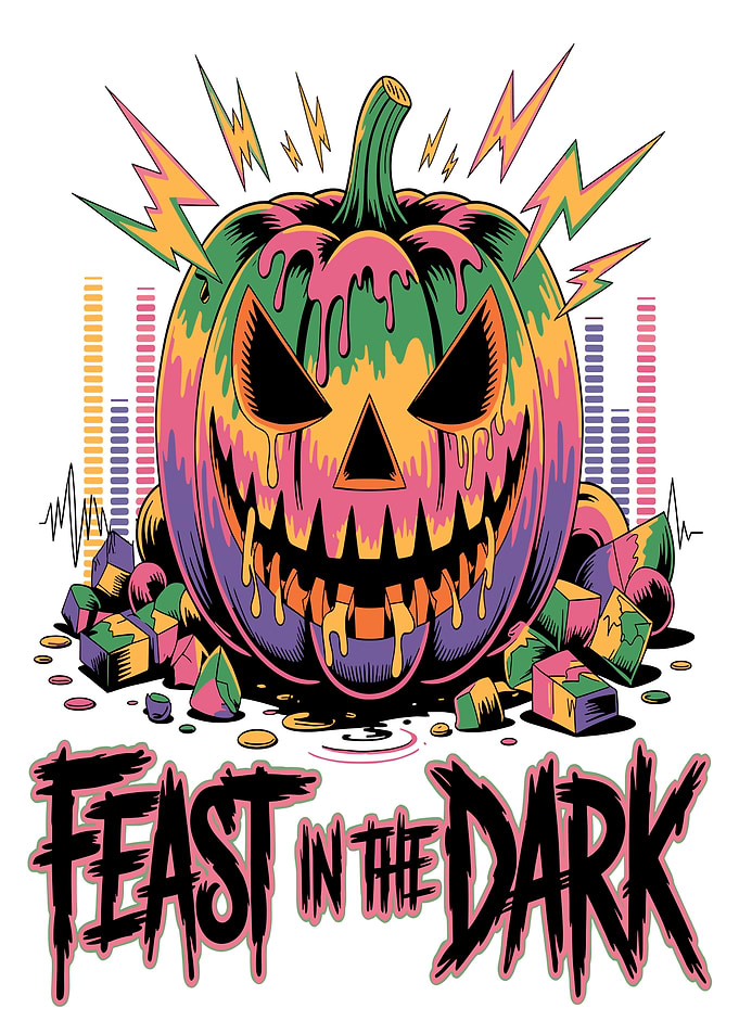 Feast in the Dark Halloween Pumpkin