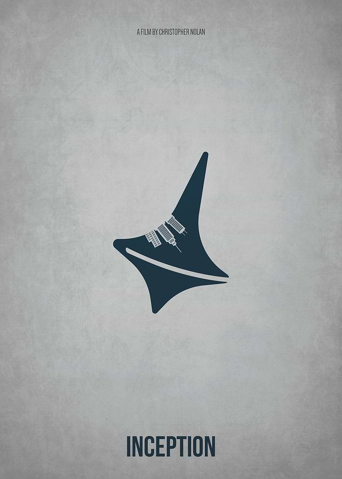 Inception Minimalist Movie Poster