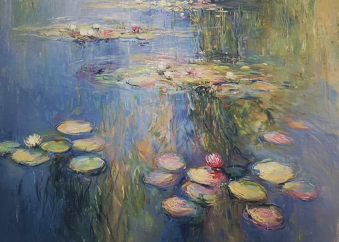 Water Lilies Painting by Claude Monet