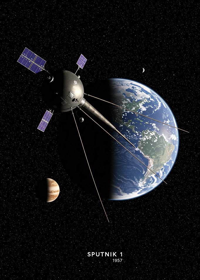 Sputnik 1 in Space
