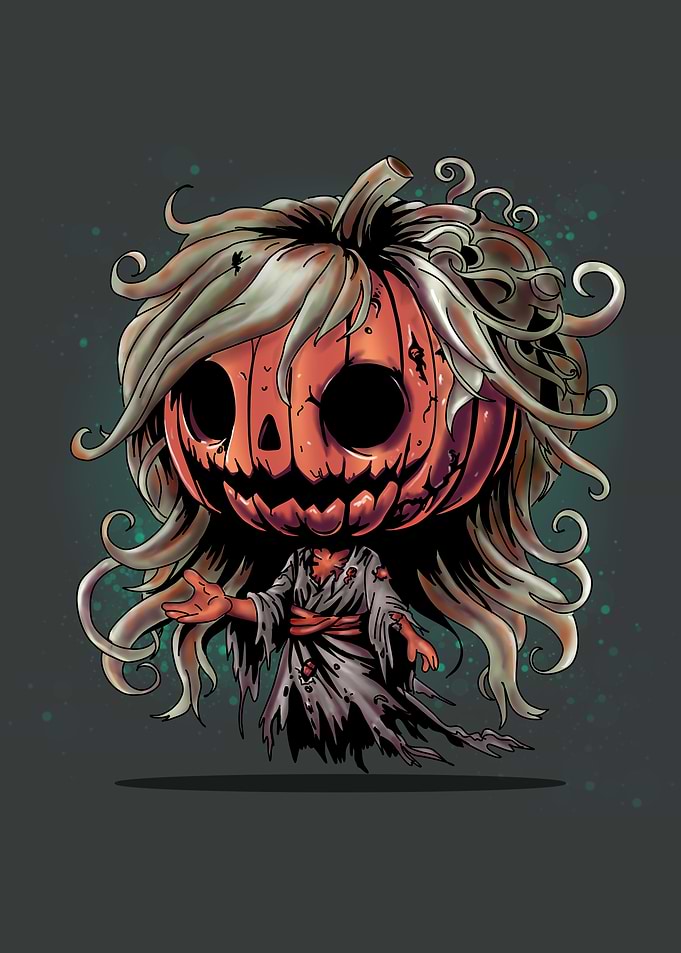 Halloween Pumpkin Ghoul