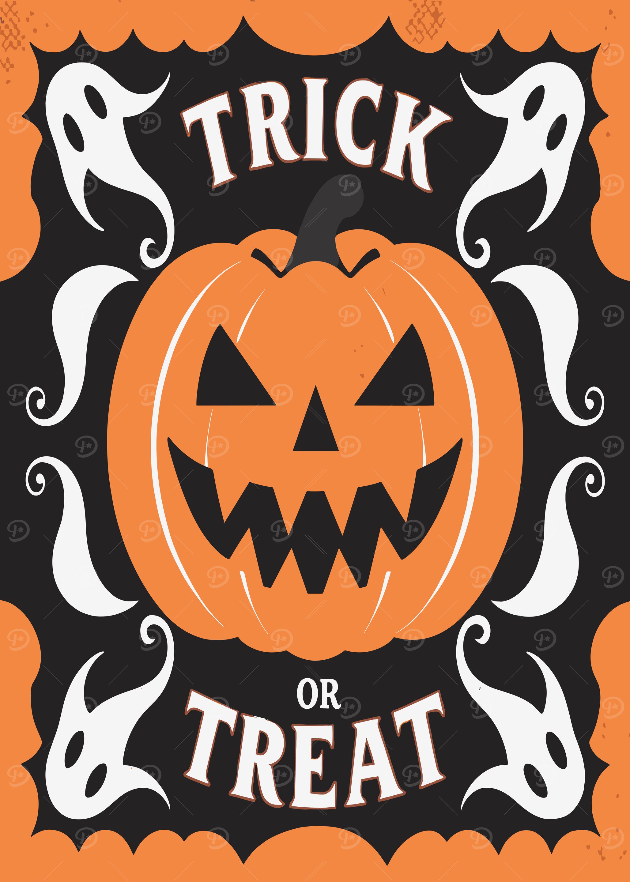 Halloween Trick or Treat Poster