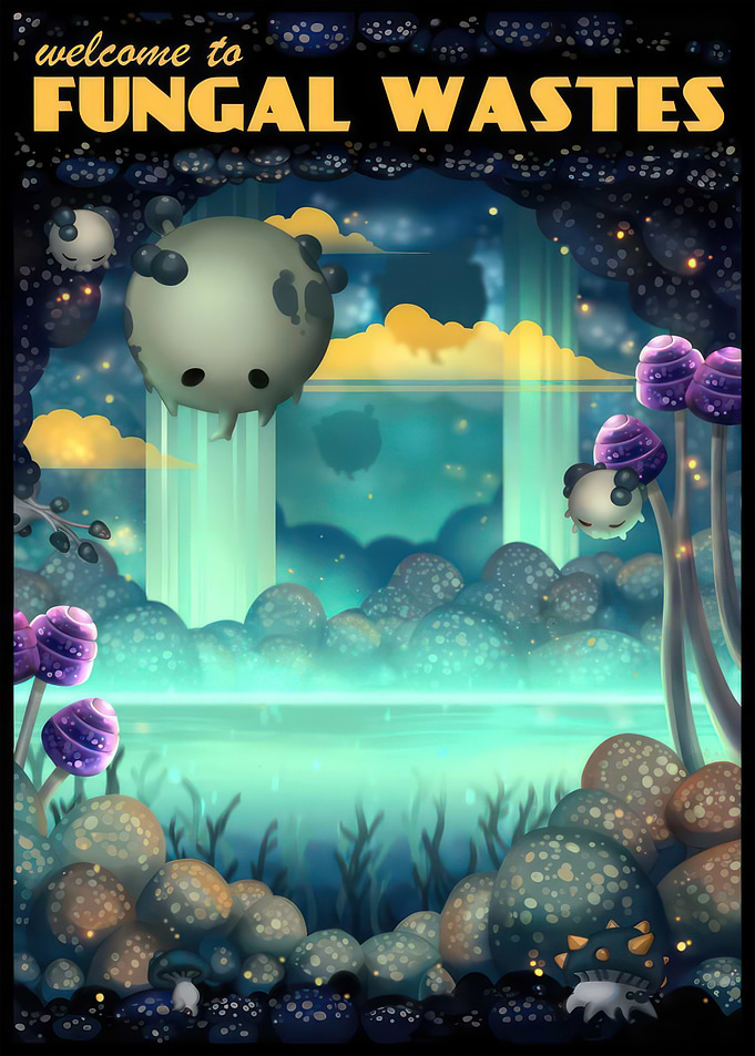 Welcome to Fungal Wastes Illustration