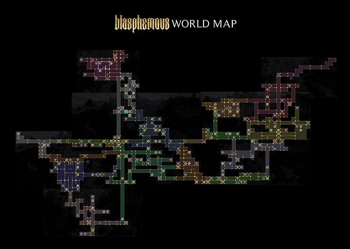 Blasphemous World Map