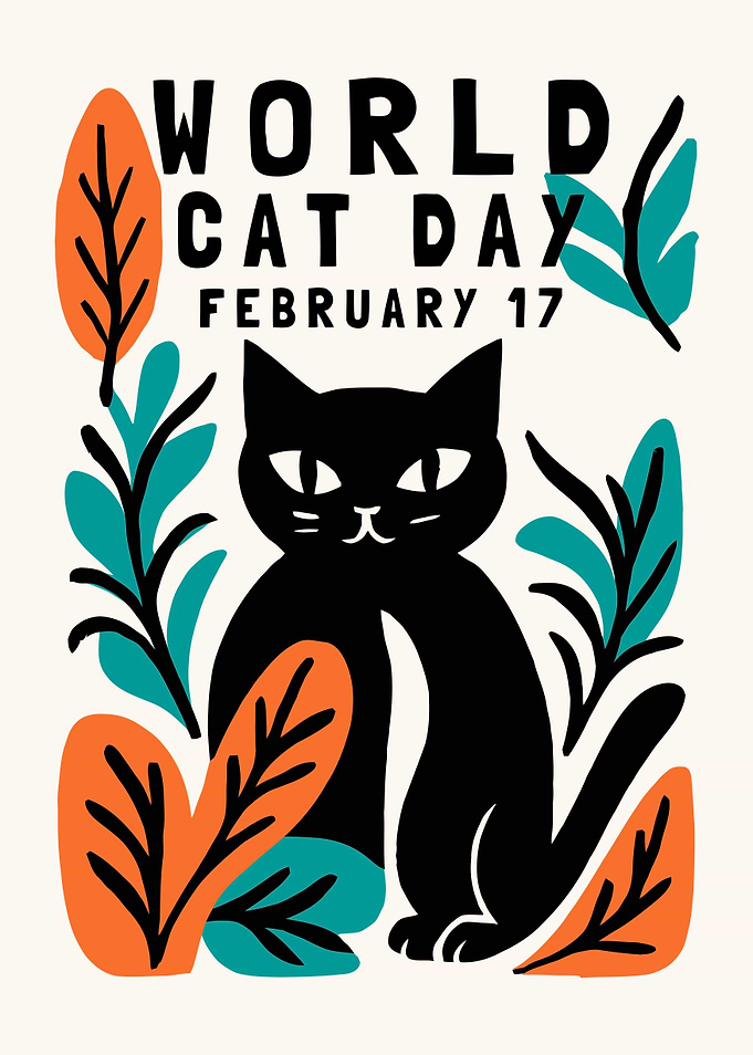World Cat Day February 17 Poster
