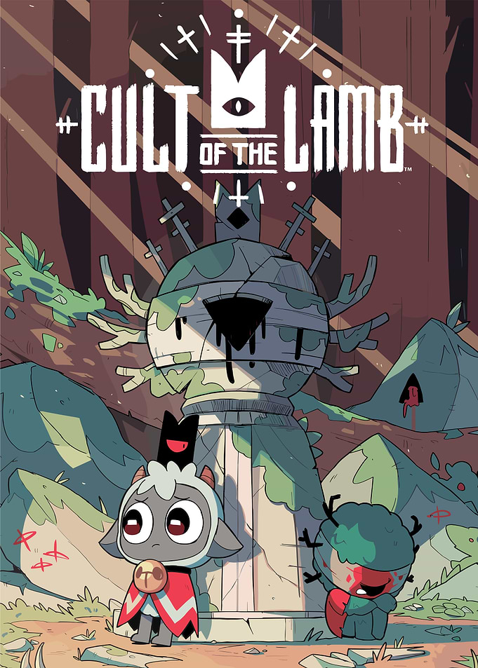 Cult of the Lamb Crying at forrest