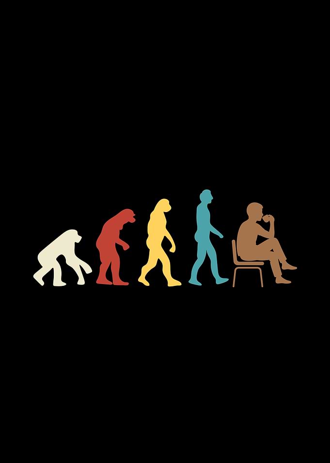Coffee Man Evolution