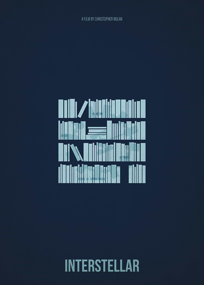 Interstellar minimalist poster