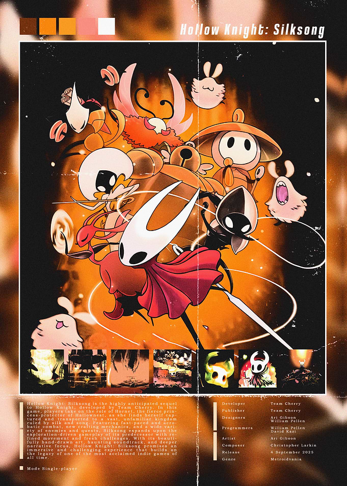 Hollow Knight: Silksong Game Poster