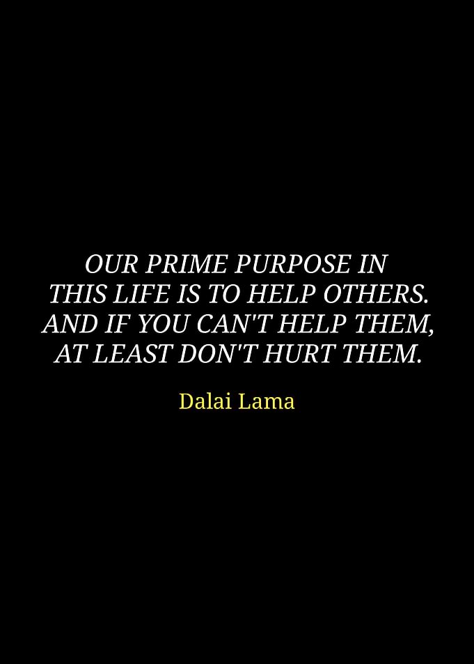 Dalai Lama Quote: Help Others