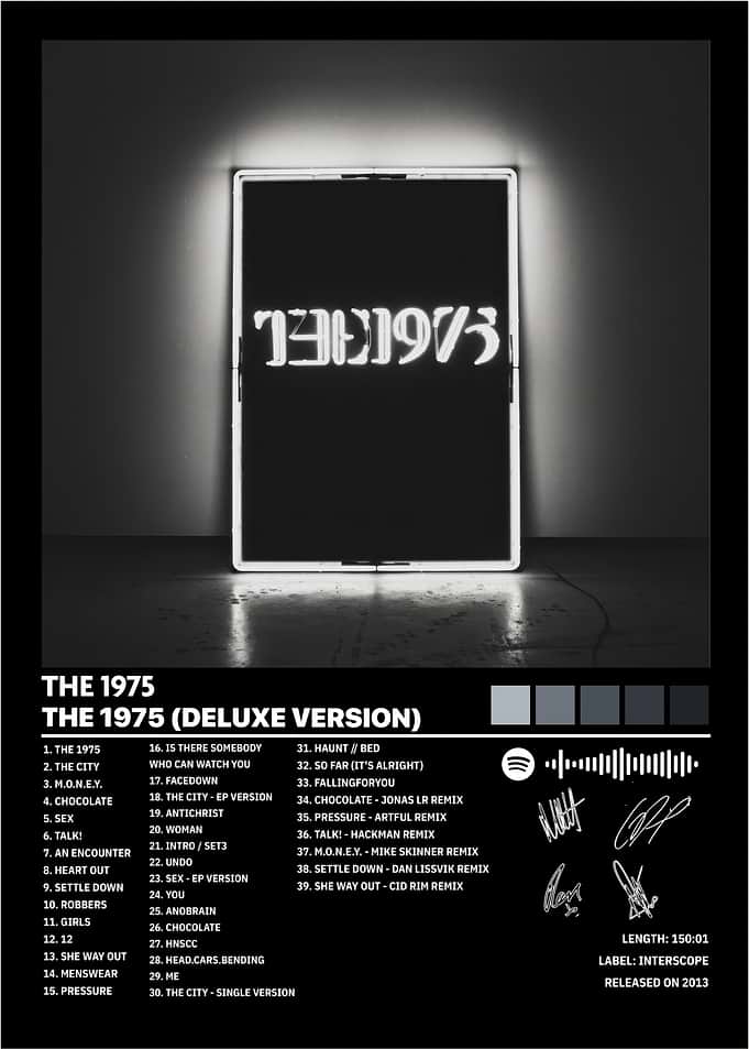 The 1975 Deluxe Album Cover