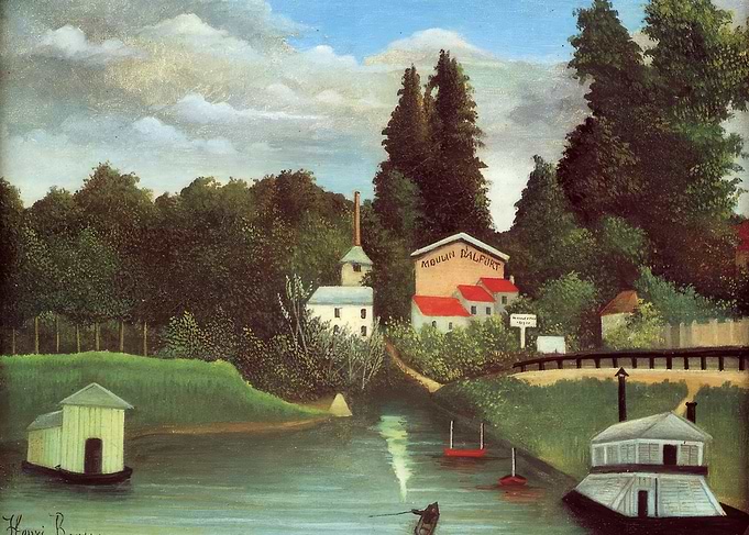 Moulin Balfort by Henri Rousseau, henri rousseau painting