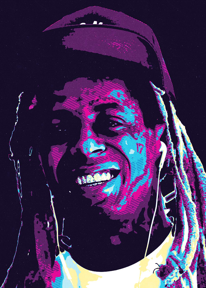 Lil Wayne Pop Art Portrait