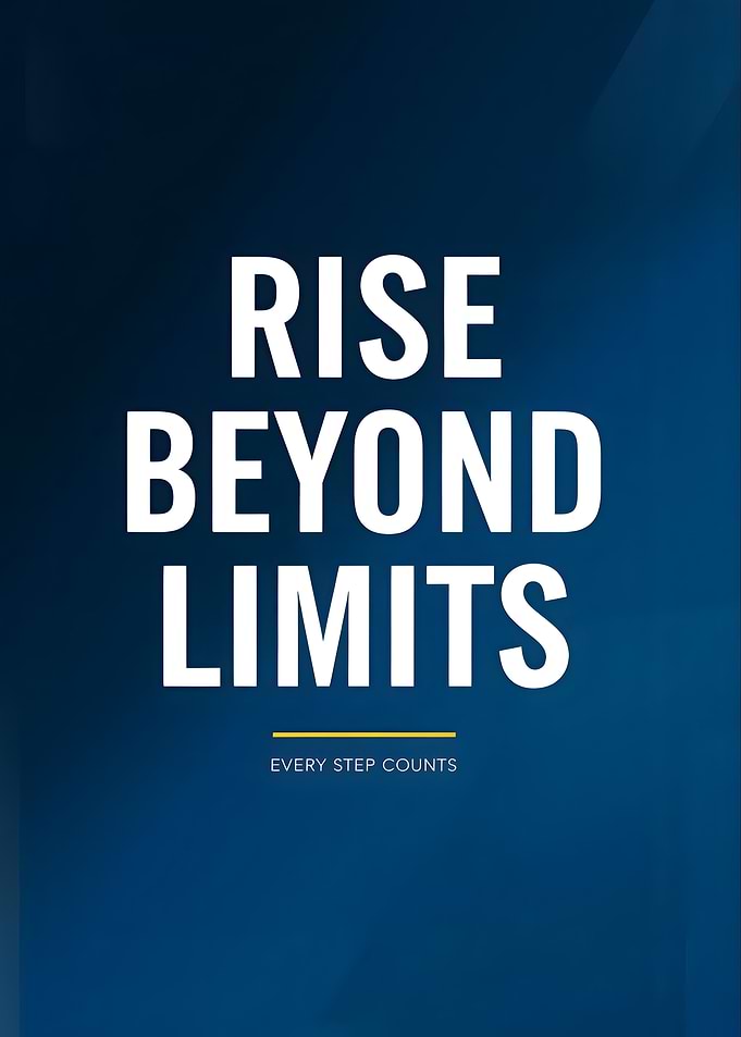 Rise Beyond Limits Inspirational Poster