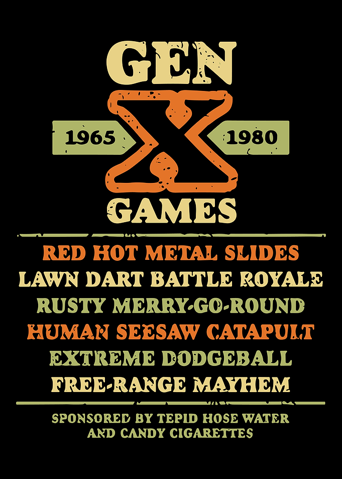 Gen X Games Retro Design