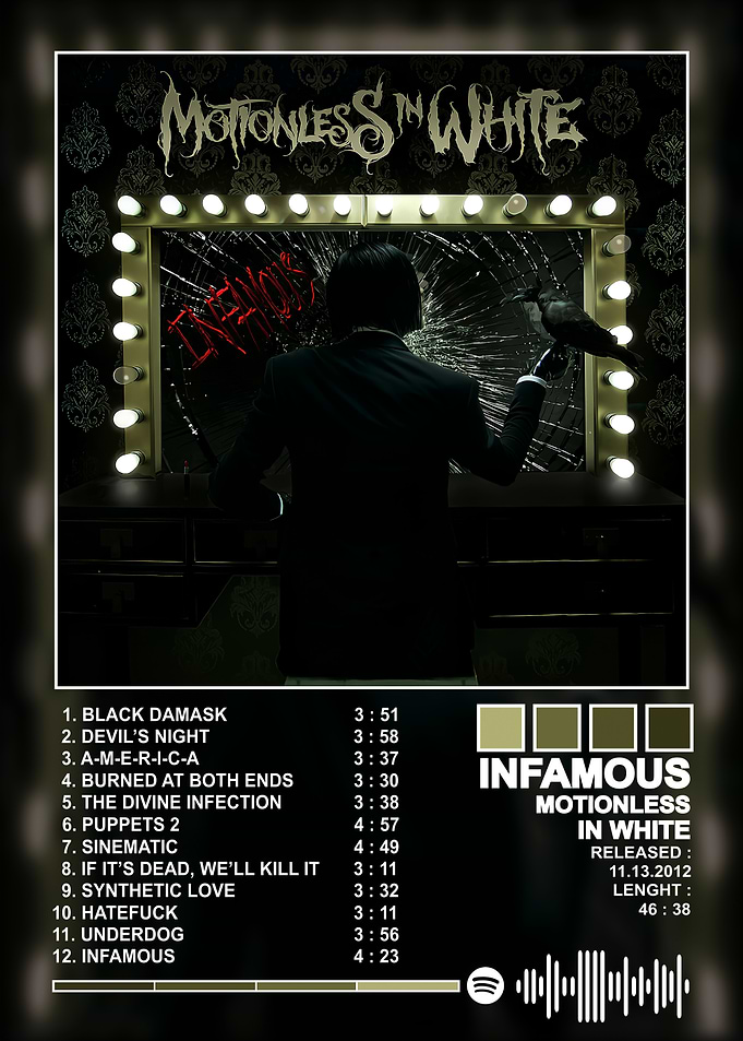 Motionless In White - Infamous Album Cover