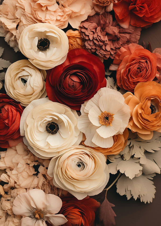 Floral Ranunculus Flowers
