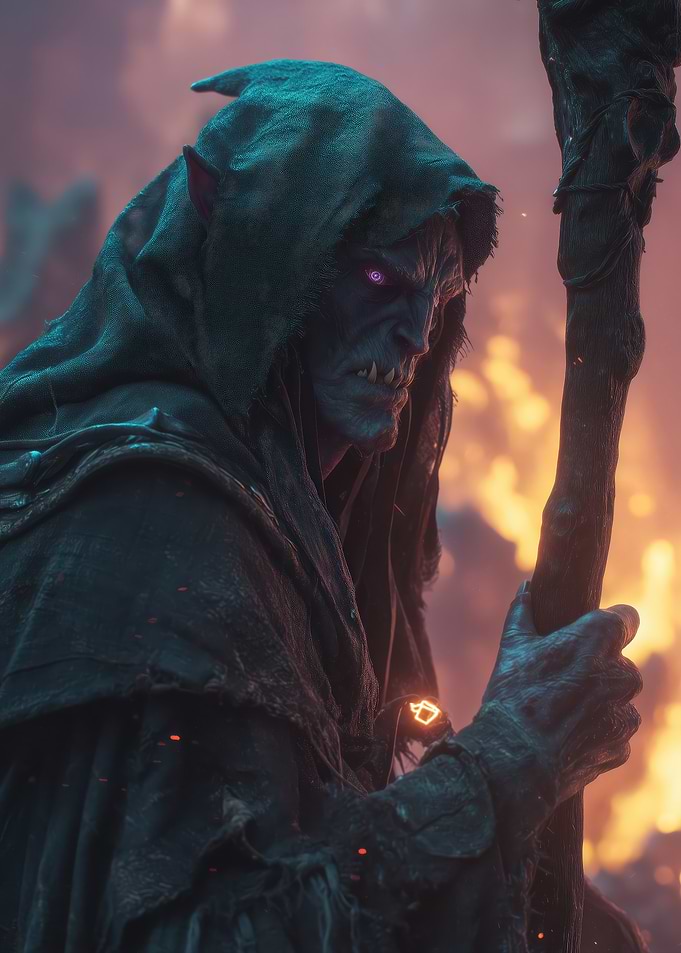Dark Orc Warlock