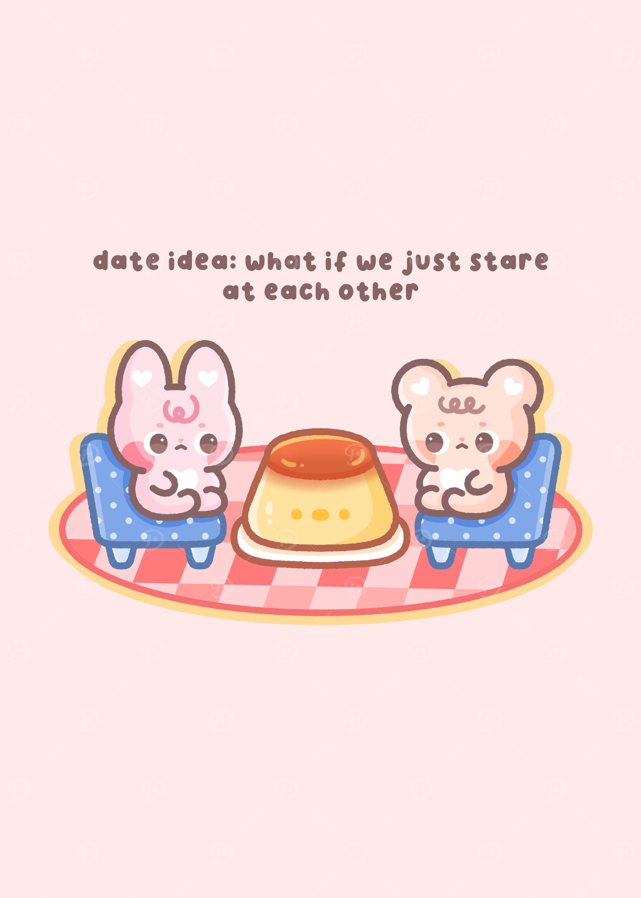 Cute Date Idea with Bunny and Bear