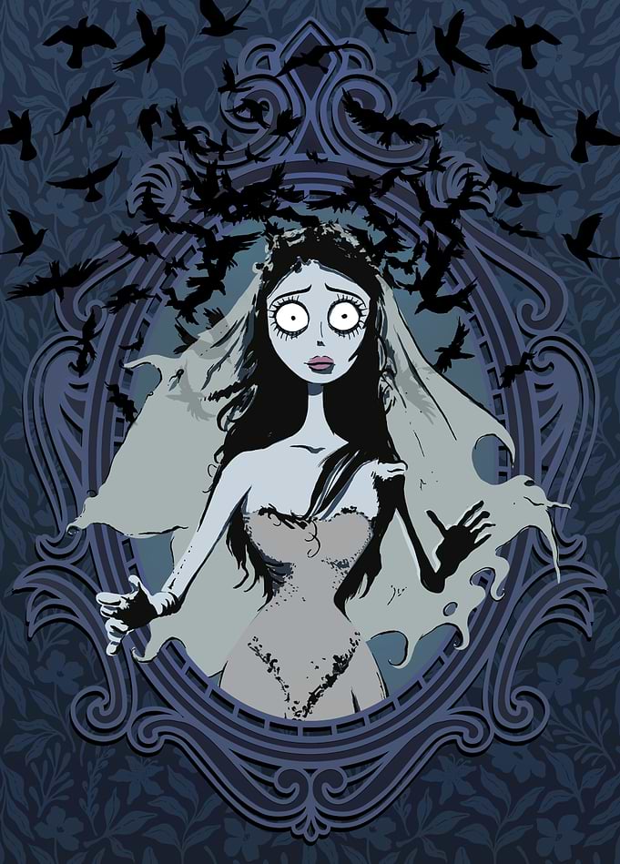 Corpse Bride: Emily's Gothic Reflection
