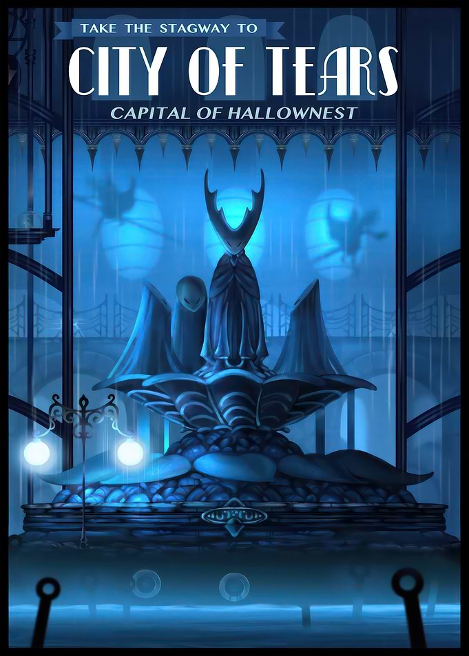 City of Tears, Hollow Knight Poster