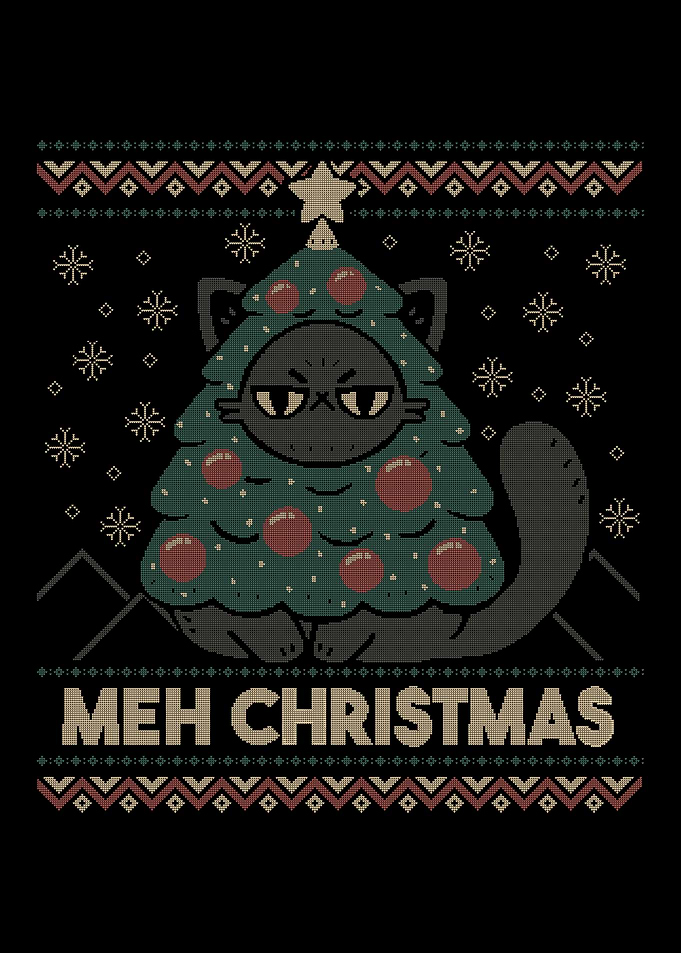 Meh Ugly Christmas Sweater