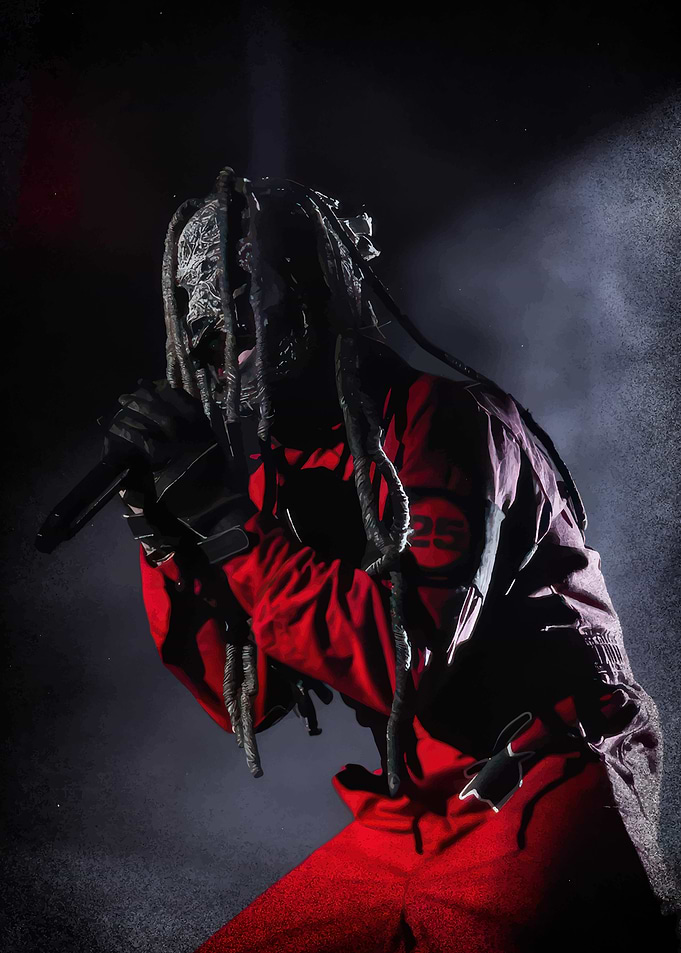 Corey Taylor Slipknot Masked Performance