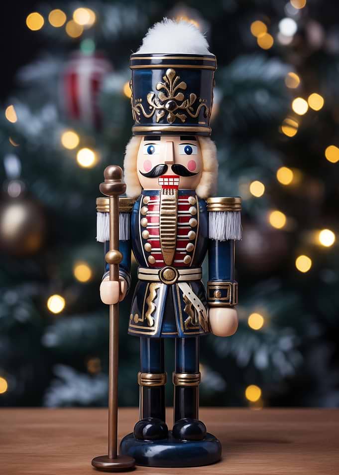 Festive Nutcracker Decoration