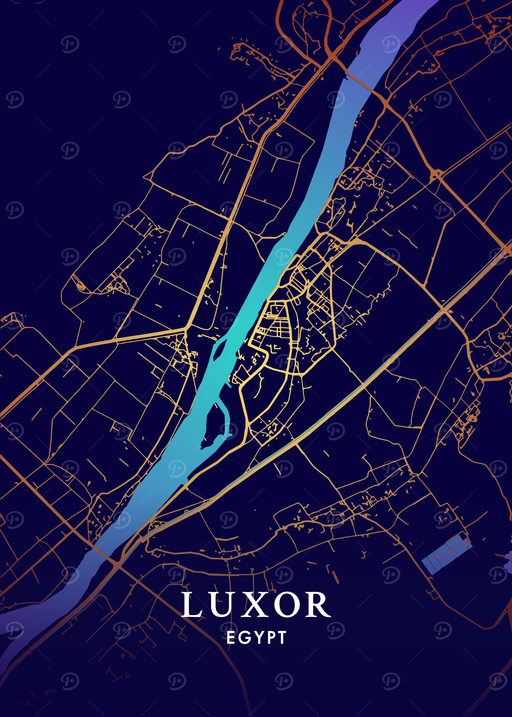 Luxor City Map