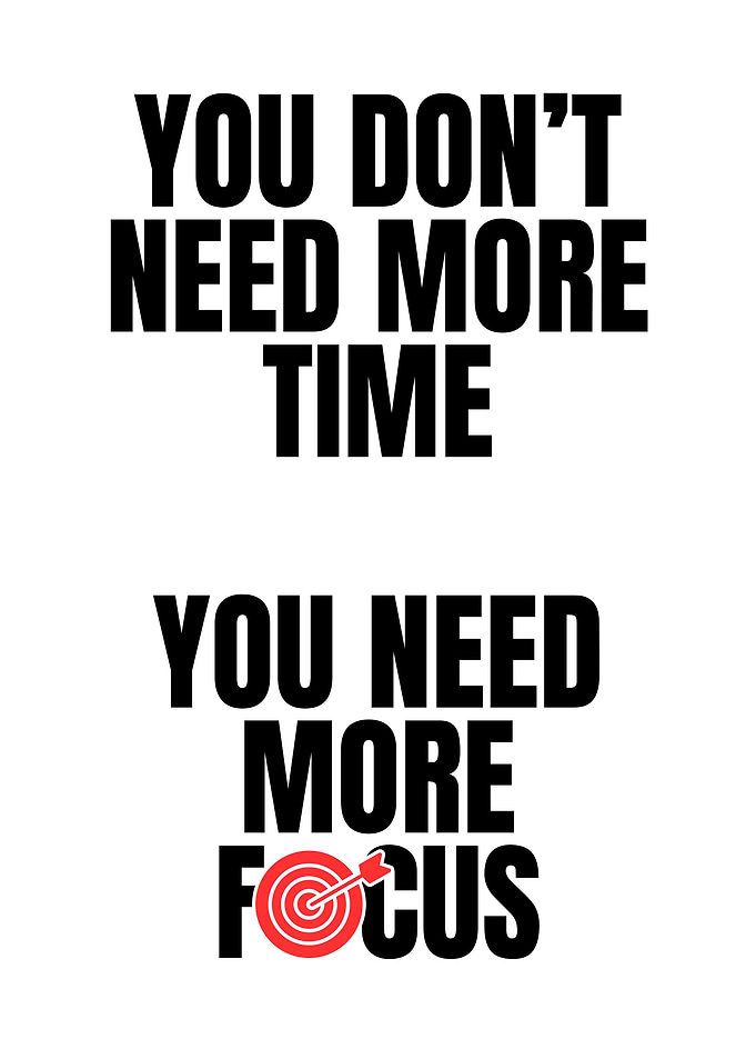 More Focus, Less Time Needed