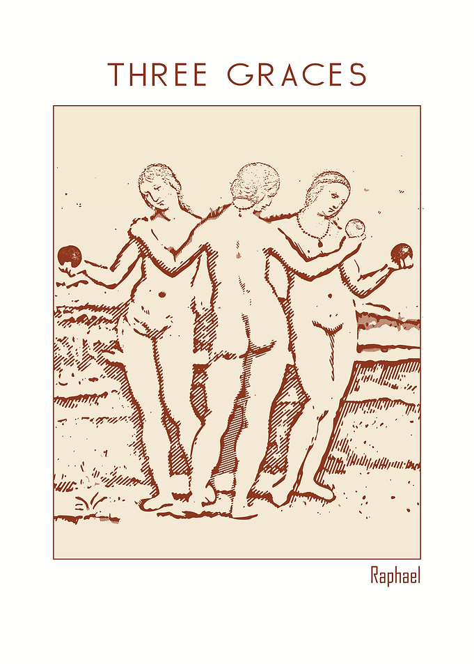Raphael's Three Graces Artwork